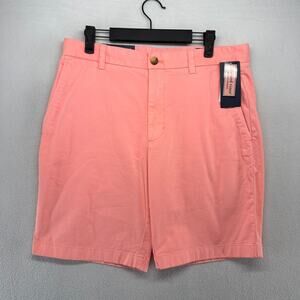 Vineyard Vines SHorts Men's 32 Pink Chino khaki Breaker Classic Flat Front NEW